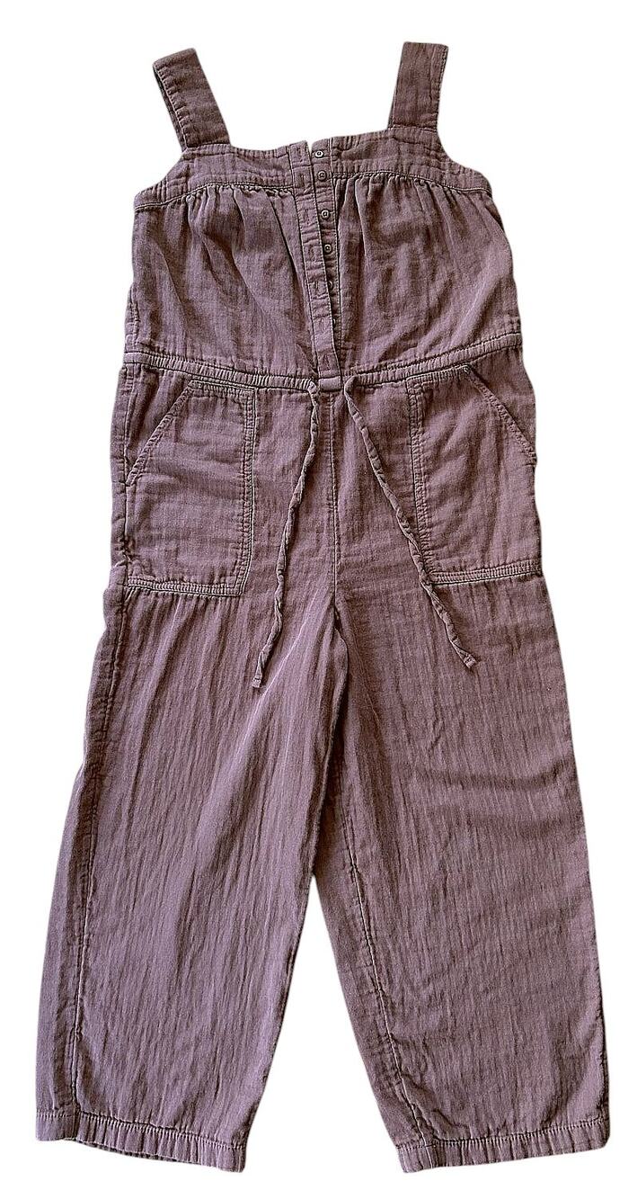 Old Navy Loose Fit Adjustable Strap Wide Leg Brown Jumpsuit XS Petite